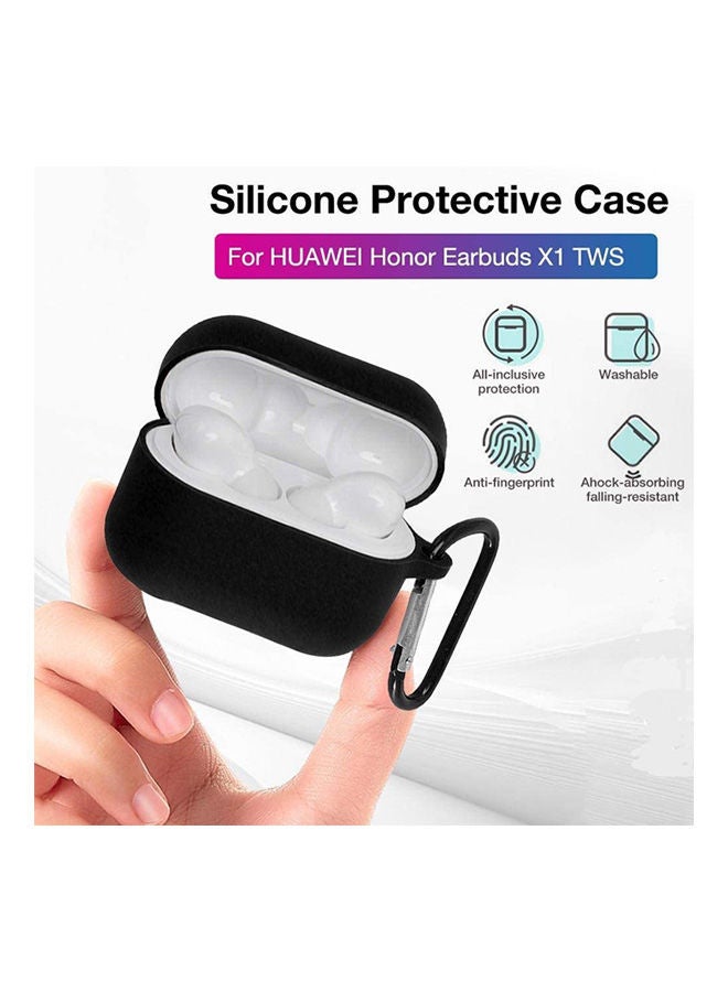 Honor Choice Earbuds X1.Wireless Bluetooth Earphone Silicone Cover Black - Image 2