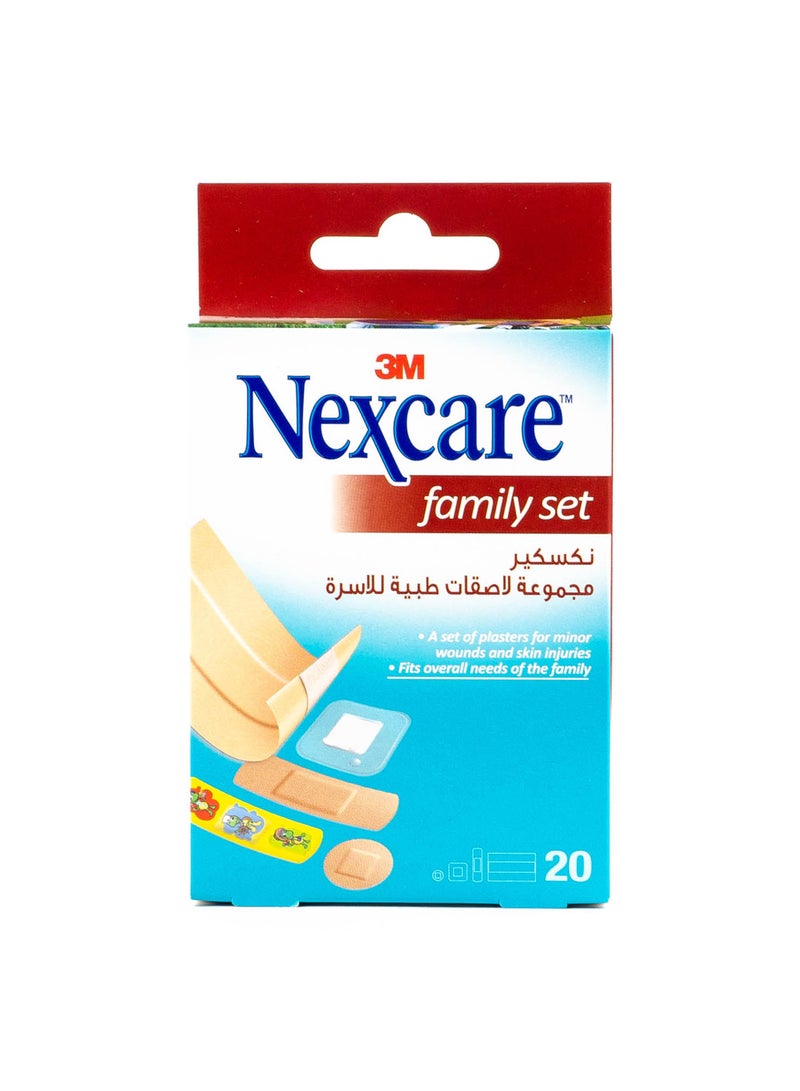 3M 20-Piece Family Bandage Set - Image 1