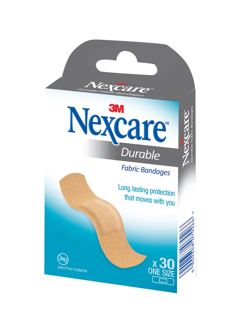 3M 30-Piece Durable Fabric Bandage Set - Image 1