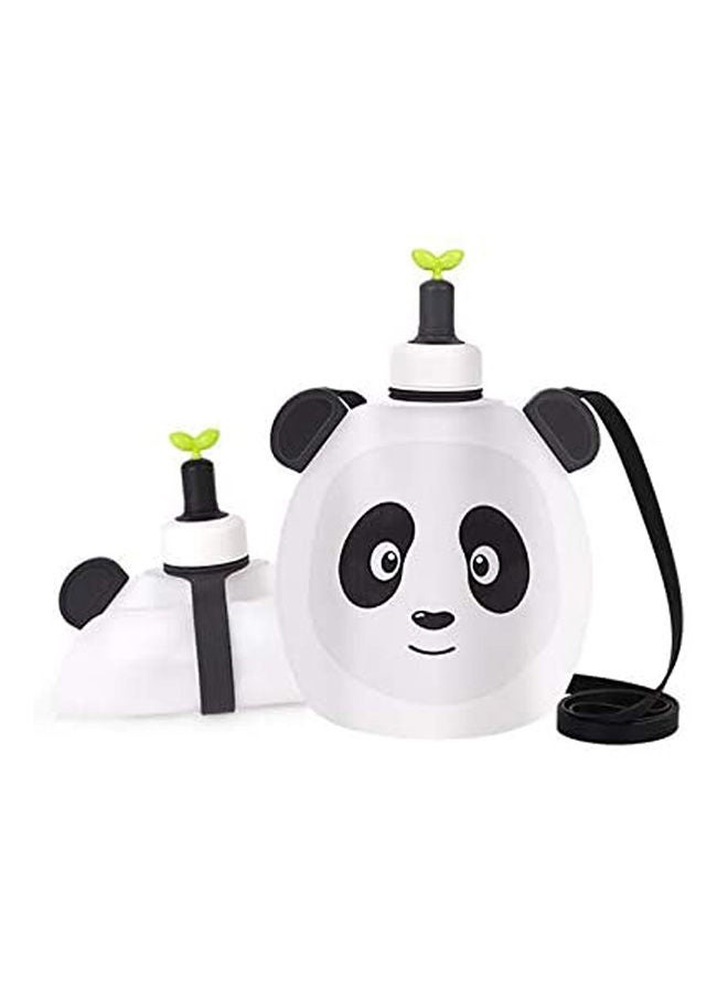 Children'S Silicone Water Bag Foldable Silicone Kettle White  - Image 2