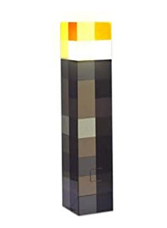 Mine&Craft Light-Up Wall Torch 11.5 Inch Led Lamp Mine&Craft Brownstone Torch Usb Rechargeable For Night Light Multicolour