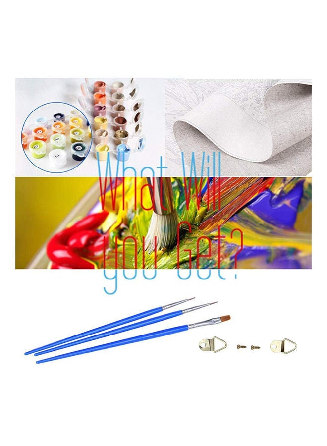 Diy Oil Painting Paint By Numbers Kits For Adult Paint Color According To The Numbers Multicolour - Image 2