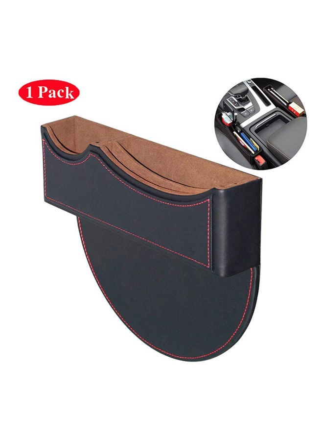 Generic Seat Gap Filler, Console Organizer, Car Pocket, Seat Catcher, Seat Crevice Storage Box For Smartphone Loose Change Coin Wallet Key  - Image 1