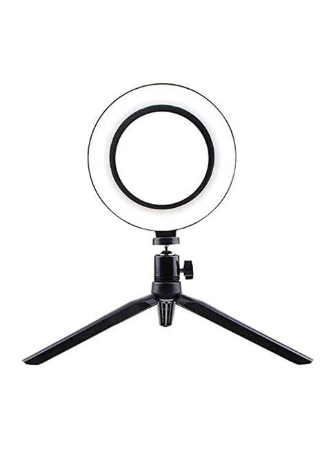Circle Led Studio Light Switch Between The Three Colors At Will - Picture Lights White
