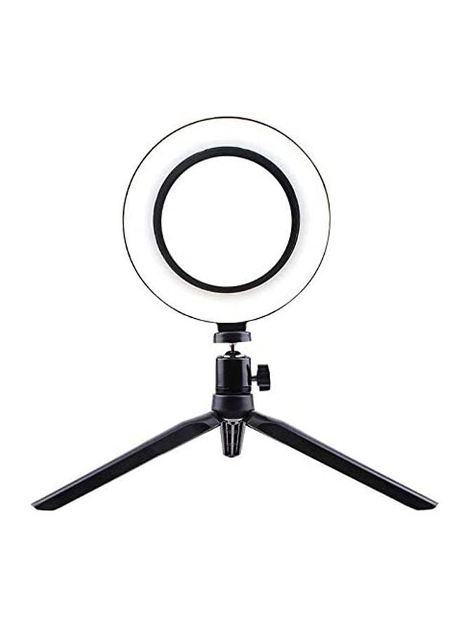 Circle Led Studio Light Switch Between The Three Colors At Will - Picture Lights White