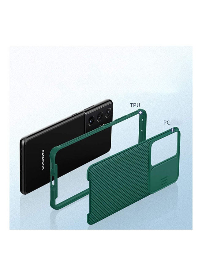 Samsung Galaxy S21 Ultra Textu Phone Case (Phone Protection + Phone Camera Protection) Green - Image 2