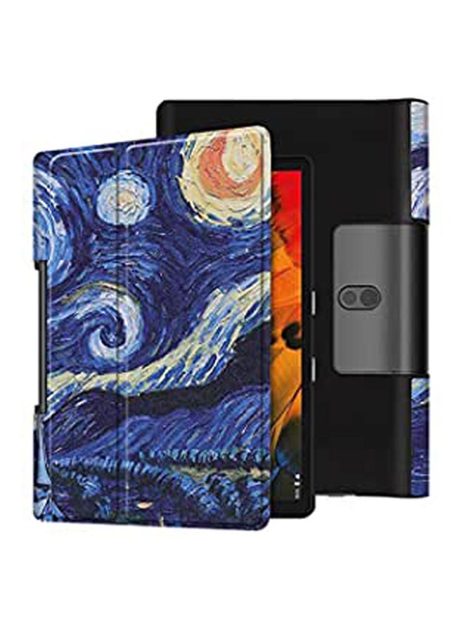 Yoga Smart Tab Ytx705F- Lightweight Fold Stand Microfiber Lining Case Cover For Lenovo Yoga Smart Tab 10.1 Inch Starry Sky Multicolour - Image 1