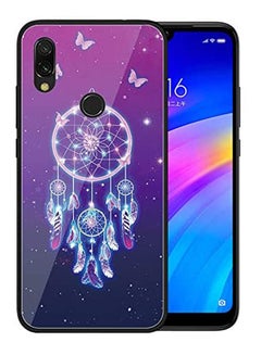 Xiaomi Red Rice K20/K20 Pro Glass Mobile Phone Shell I Wind Chimes And Other Shore Flowers Shockproof Mobile Phone Shell (Red Rice K20 Pro) Black