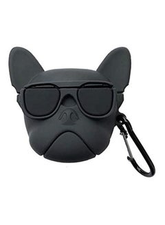 Generic Apple AirPods Pro Tooth Headset Cute Cartoon Dog Silicone Headphone Case Black  - Image 1