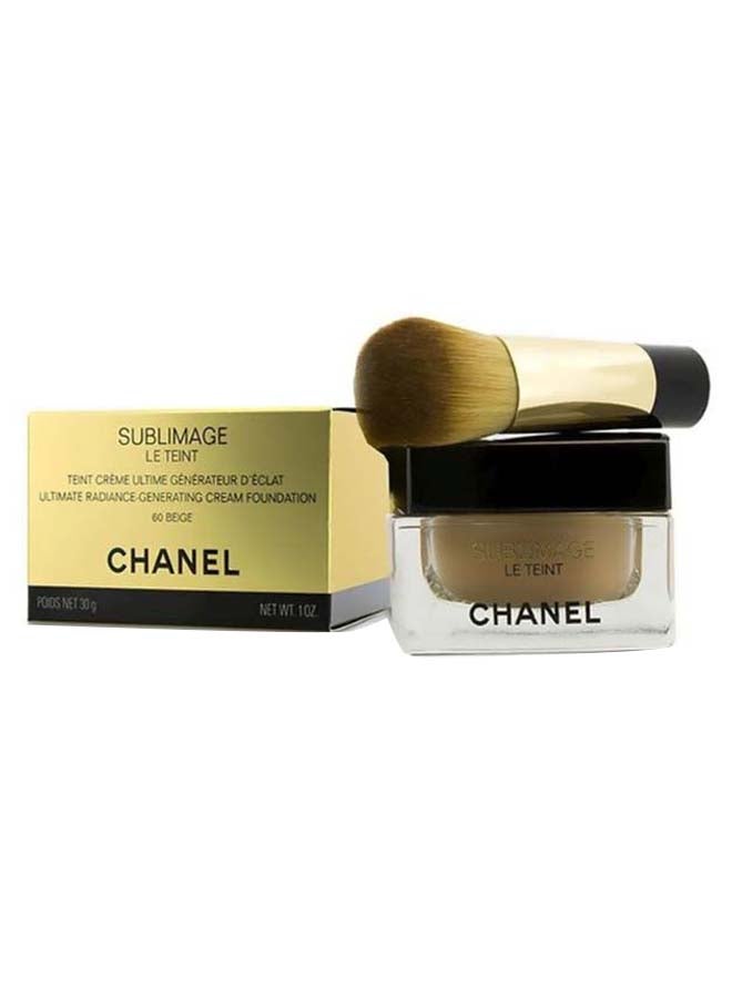 Sublimage Le Teint Cream Foundation With Brush 60 Beige