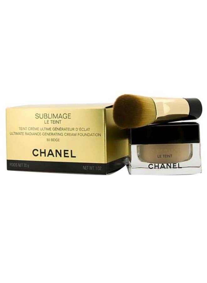 CHANEL Sublimage Le Teint Cream Foundation With Brush 30 Beige - Image 3