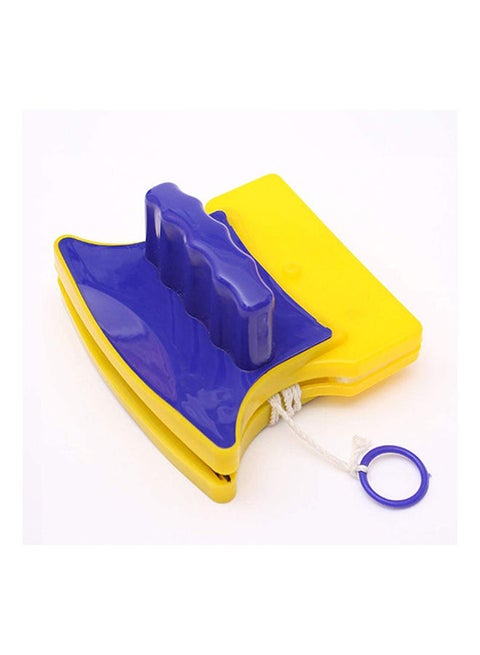 Magnetic Window Brush Glass Cleaner Brush Tool Window Wipe Double Side Magnetic Glass Brush For Washing Household Cleaning Tool Yellow