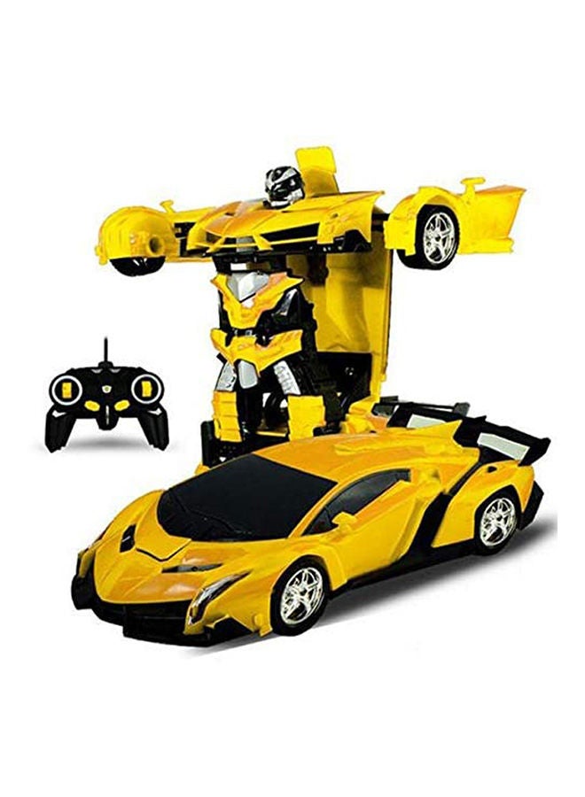 2 in 1 RC Car Driving Sports Transformation Robots Models Remote Control Car RC Fighting Toy Gift - Image 1
