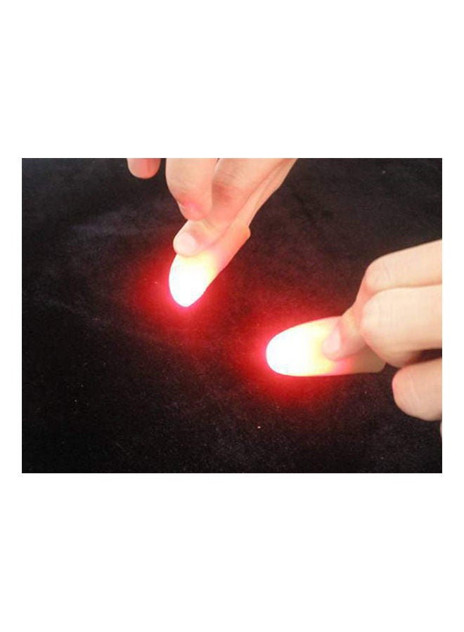 لعبة خدعة سحرية للحفلات والعروض، بتصميم زوج من الدعامات التي تُثبت علي الإبهام مزودة بإضاءة LED شديدة السطوع باللون الأحمر - Image 2