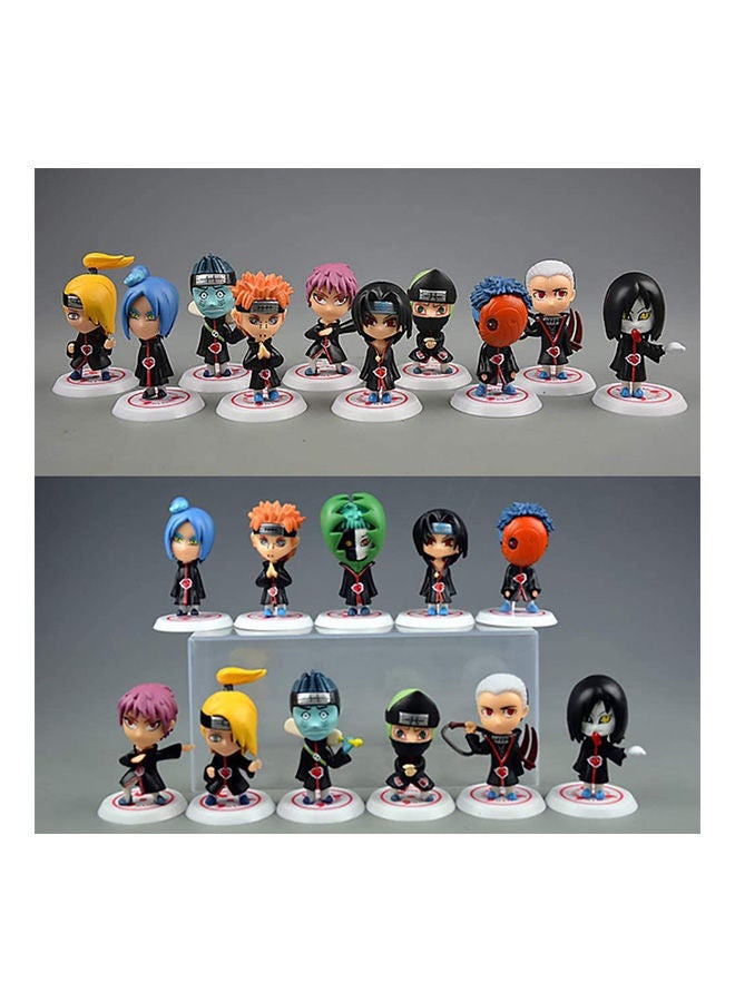 Generic - Set of 11 Pieces Naruto Mini Figure Collectible Model - Anime Character Akatsuki Member Sculpture Model - Holiday Desktop Gifts for Anime Fans Lovers - Image 1