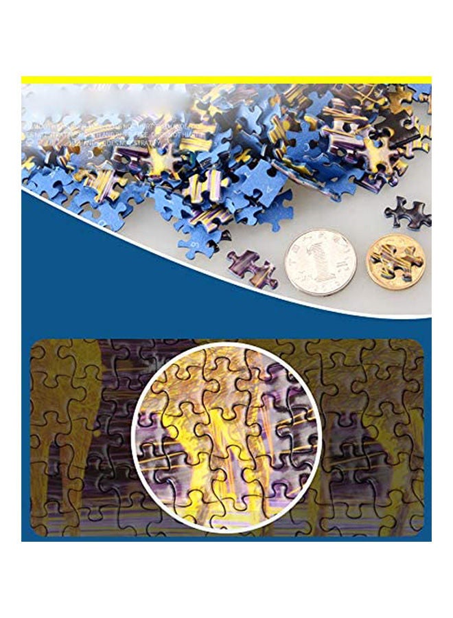 لعبة أحجية قطع التركيب التعليمية بتصميم نجوم الفضاء مكونة من 1000 قطعة للأطفال/الأعياد، هدية عيد الميلاد والهالوين (ELK) - Image 2