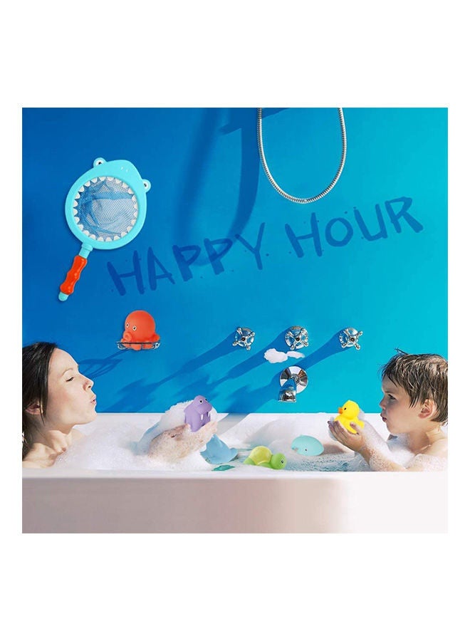 Mumoo Bear 7Pcs Baby Bath Toys, Scoop Net Fish Pool Toys With Spray, Sounds, Color Changing Toddler Bathtub Toys - Image 2