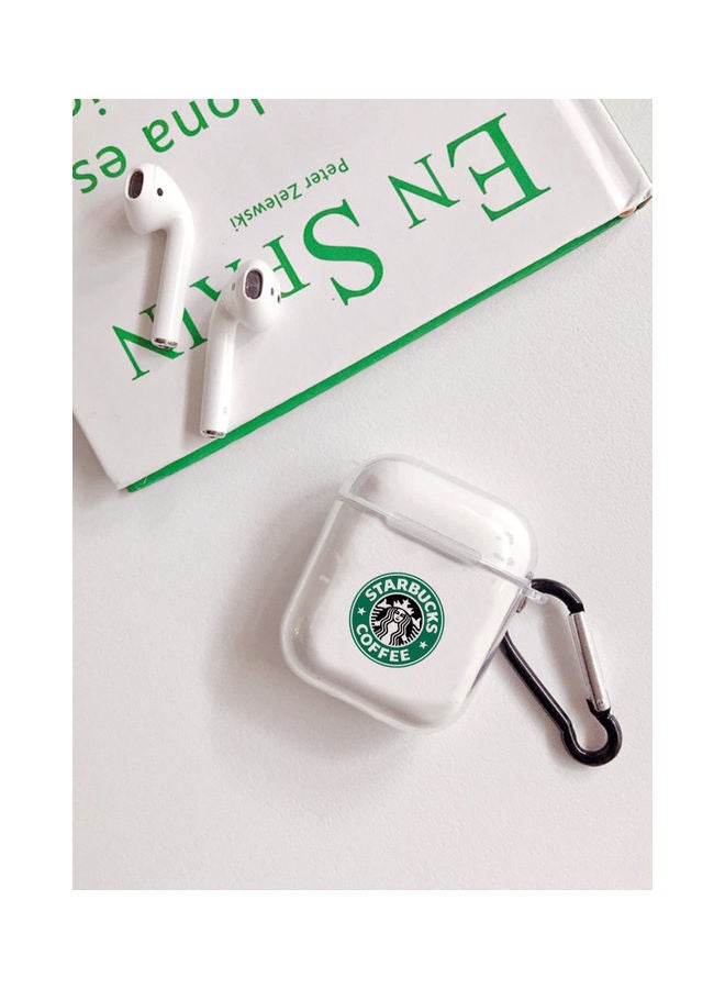 أوكتيك حافظة لسماعات آيربودز بشعار ستاربكس مع سلسلة مفاتيح مضادة للفقد متعدد الألوان - Image 1