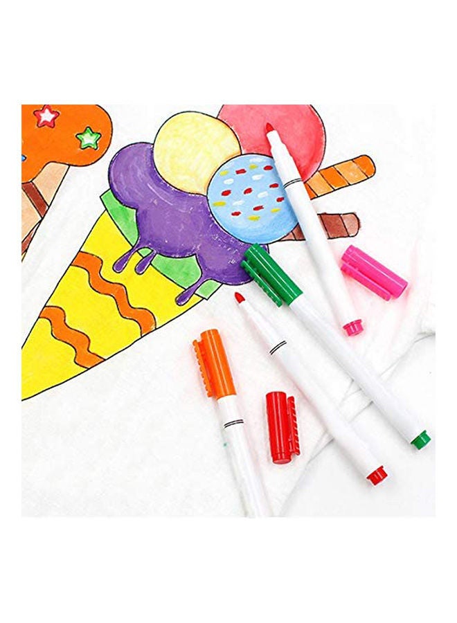 null - Fabric Marker 14 Colors Textile Marker Non Toxic Fabric Pen Permanent And Washable T-Shirt Marker - Image 1