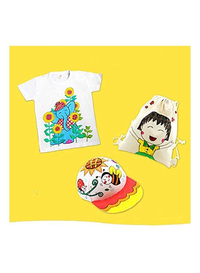 null - Fabric Marker 14 Colors Textile Marker Non Toxic Fabric Pen Permanent And Washable T-Shirt Marker - Image 1