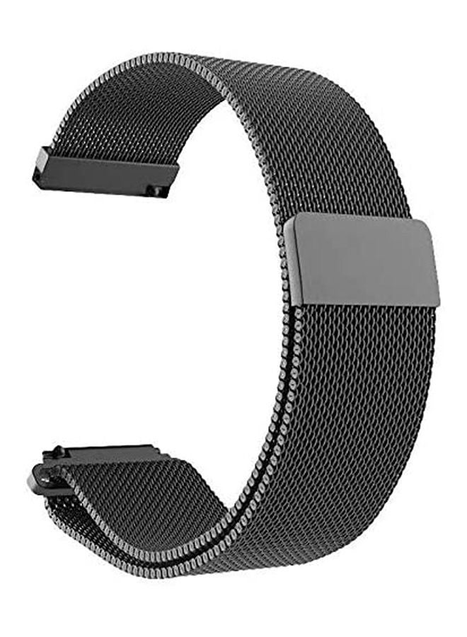 Generic - Compatible Samsung Galaxy Watch Bands, Milanese Strap Replacement Band Silver - Image 1