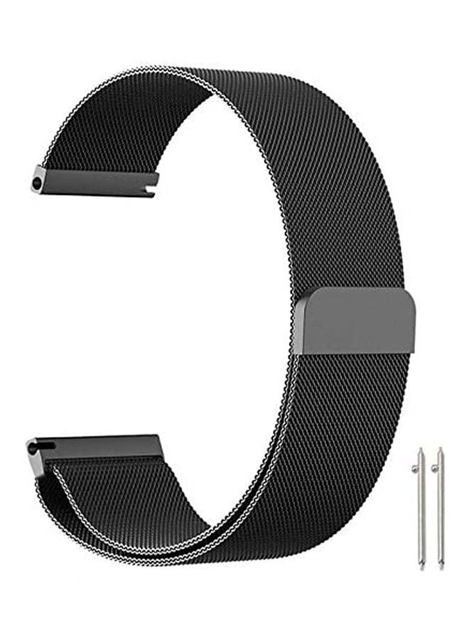 Generic - Compatible Samsung Galaxy Watch Bands, Milanese Strap Replacement Band Silver - Image 1