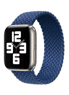 Apple watch strap 2020 nylon fabric strap woven for Apple watch strap 44mm 40mm 38mm 42mm Iwatch series 6se 543 Elastic Bracelet Blue
