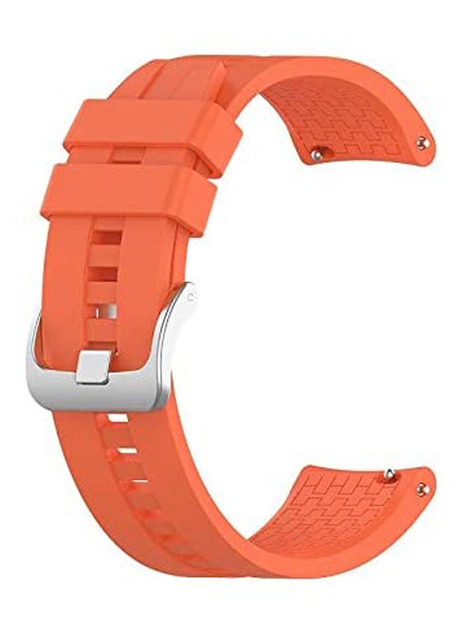Soft Silicone Replacement Strap Wristbands for Huawei watch GT2 Pro Smart Watch Orange
