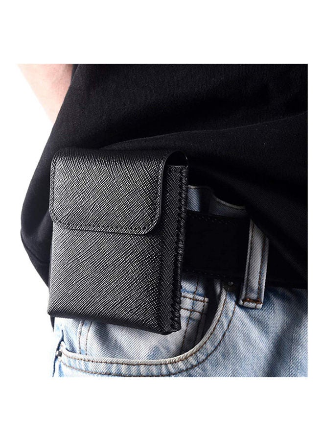 Premium PU Leather Phone Case Cover Pouch with Magnetic Closure for Motorola Moto Razr 5G 2020 Black - Image 2