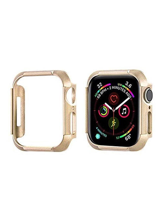 Apple watch series 4 / 5 / 6 (gold) Iwatch Apple watch series 4 / 5 / 6 frosted PC case Gold - Image 1