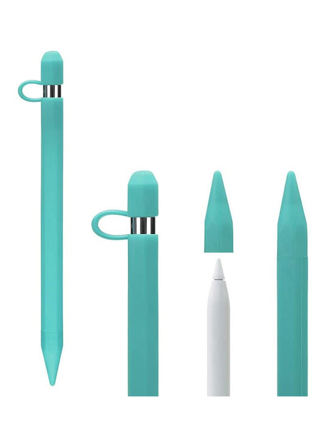 Case for Apple Pencil - Anti-lost Cap Holder and Nib Cover Set for Apple Pencil 1st Generation/iPad Pro 9.7/10.5,Apple Pencil Protective Cover Blue - Image 1