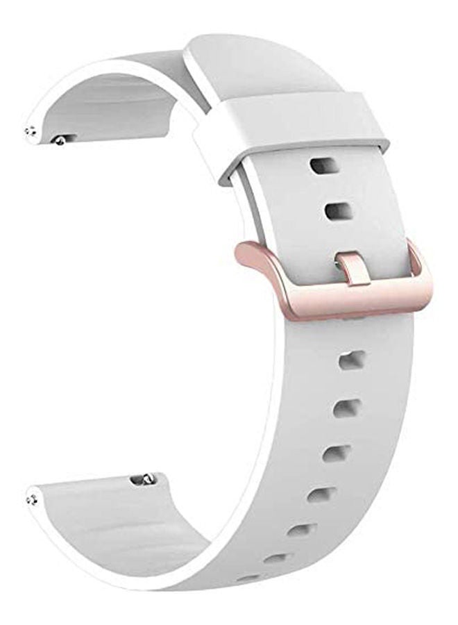 سوار رياضي بديل مقاوم للماء من السيليكون الممتاز مقاس 22 مم لساعة هواوي GT2e أبيض - Image 1