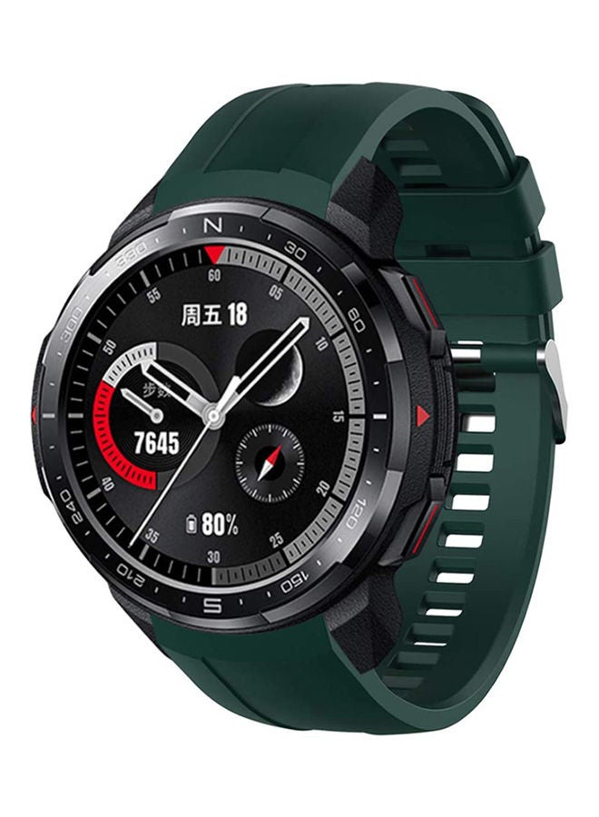 Generic Silicone Straps Compatible with Huawei Honor GS Pro Smart Watch Sport Watchband Wrist Replacement Band Silicone Sport Bands for Huawei Honor GS Pro Green 