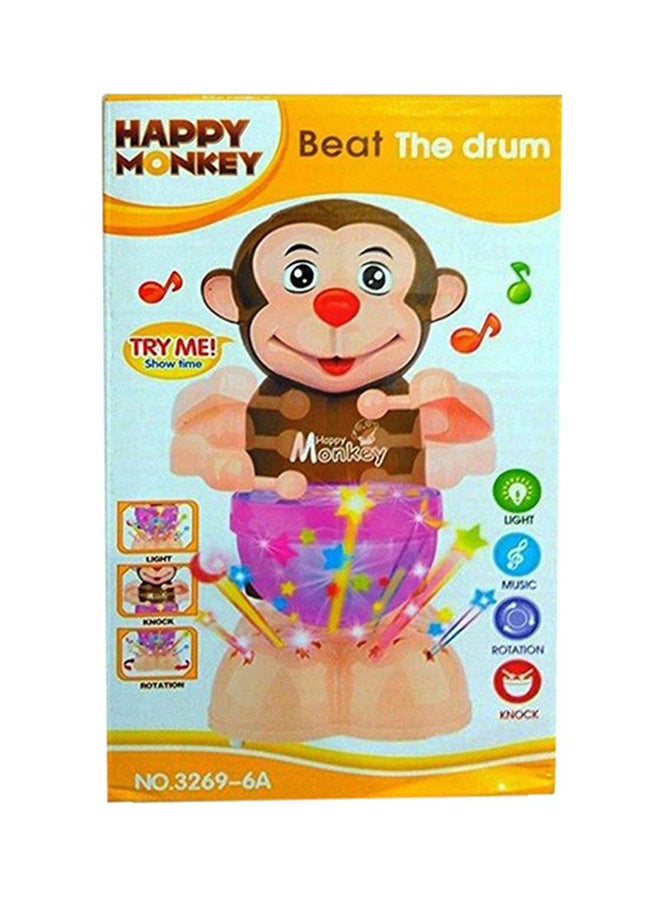 ويل بلاي دمية موسيقية بتصميم قرد طبال سعيد - Image 1