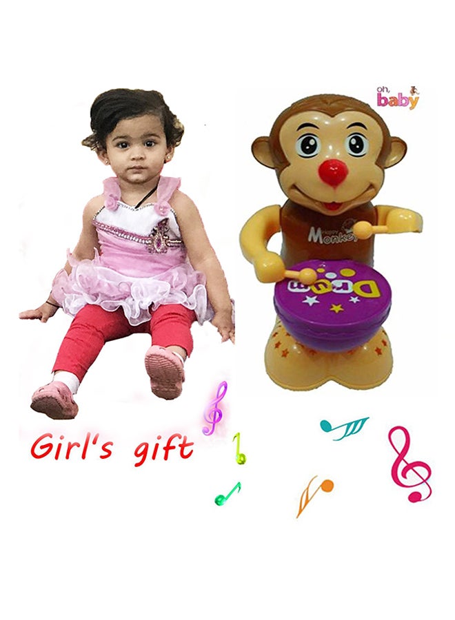 ويل بلاي دمية موسيقية بتصميم قرد طبال سعيد - Image 5