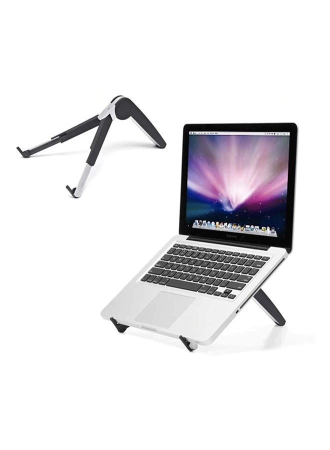 Universal Portable Laptop Stand & Folding Desk Tripod For Laptops, Macbookpro, Tablet White 