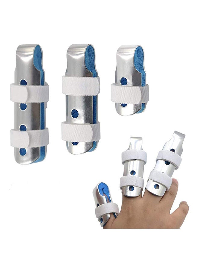 Roll Over Image To Zoom In
Finger Splint, Adjustable Aluminium Support Trigger Mallet Finger Brace Pain Relieve Rheumatoid Arthritis Post Operative Care 