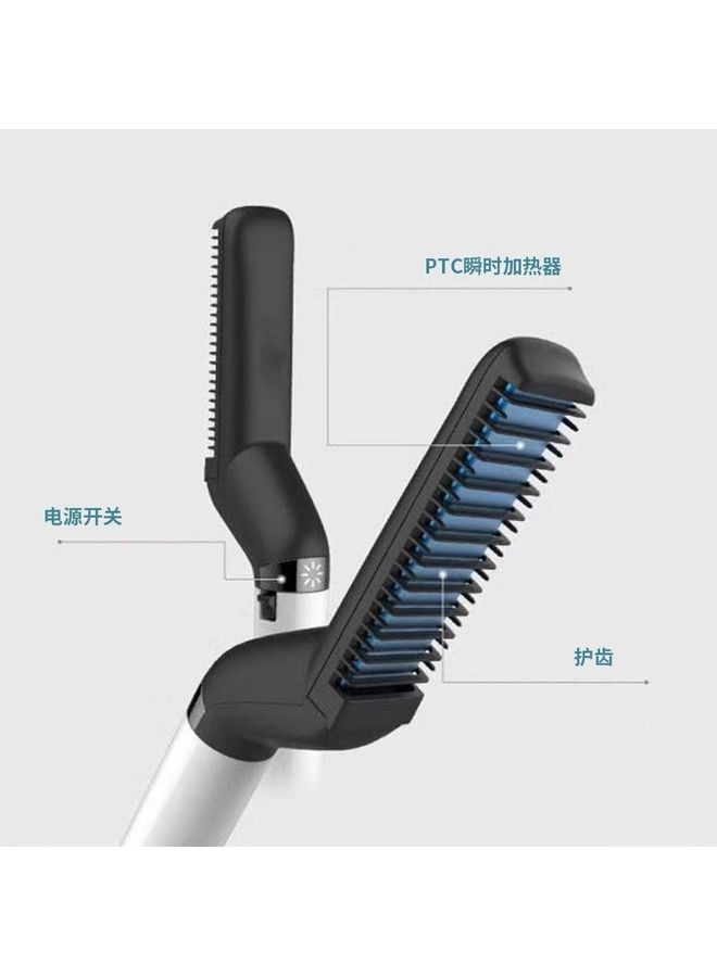 FED - Multifunctional Electric Hair Beard Comb Multicolour - Image 1