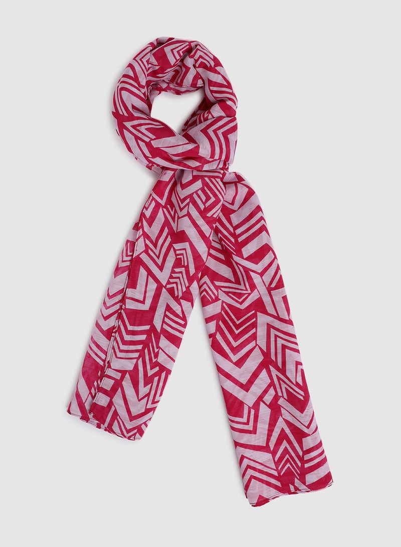 Aila Casual Regular Scarf Pink - Image 1
