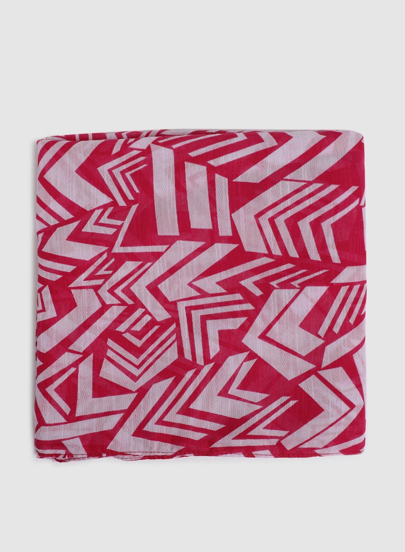 Aila Casual Regular Scarf Pink - Image 3