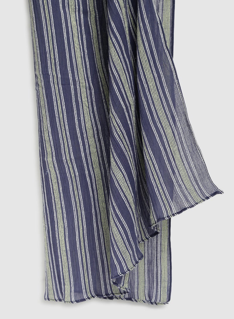Aila Casual Regular Scarf Blue/Grey - Image 2