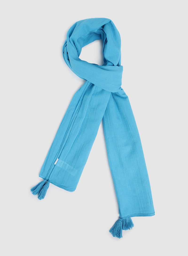 Aila Regular Scarf Blue  - Image 1