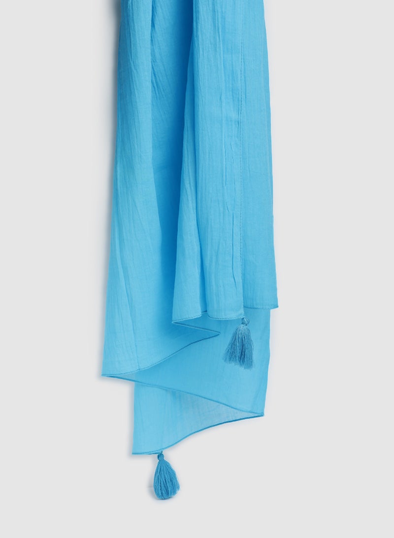 Aila Regular Scarf Blue  - Image 2