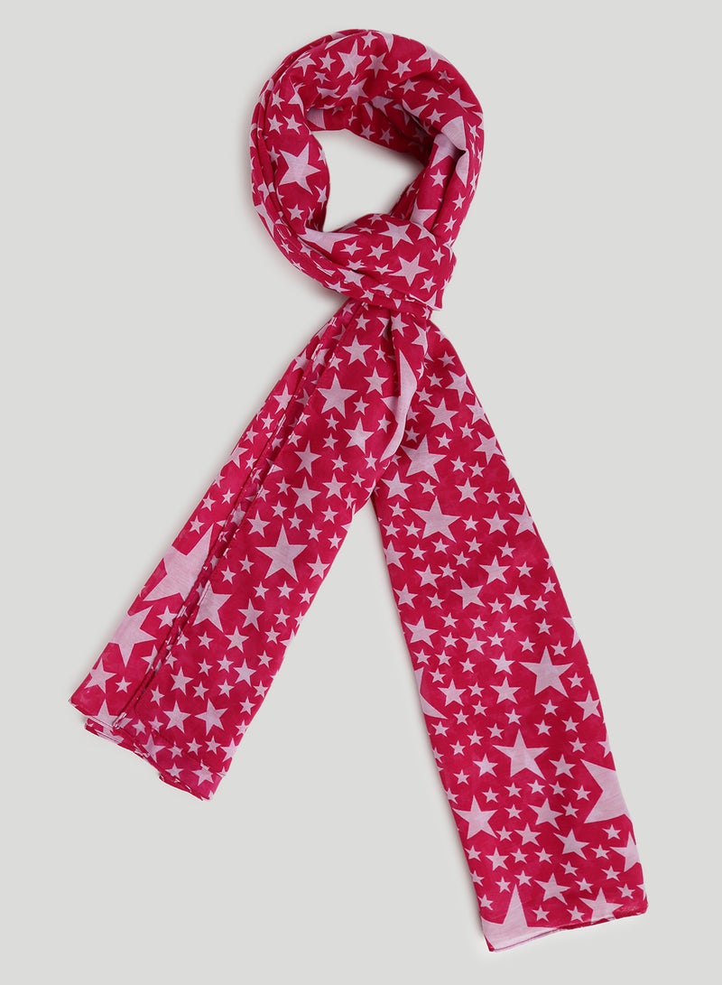 Aila Casual Regular Scarf Pink  - Image 1