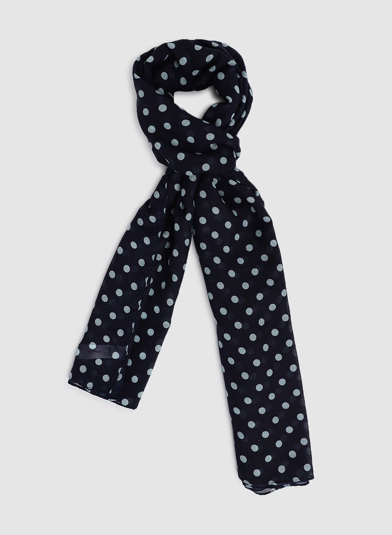 Aila Casual Regular Scarf Blue - Image 1