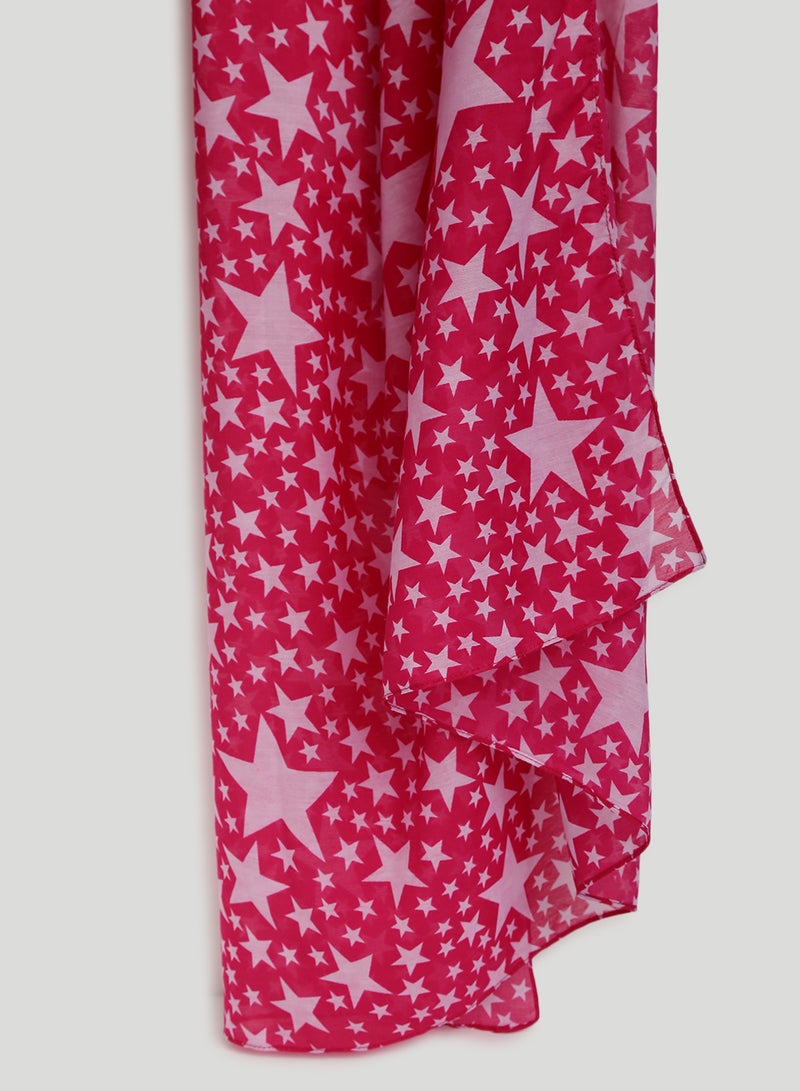 Aila Casual Regular Scarf Pink  - Image 2