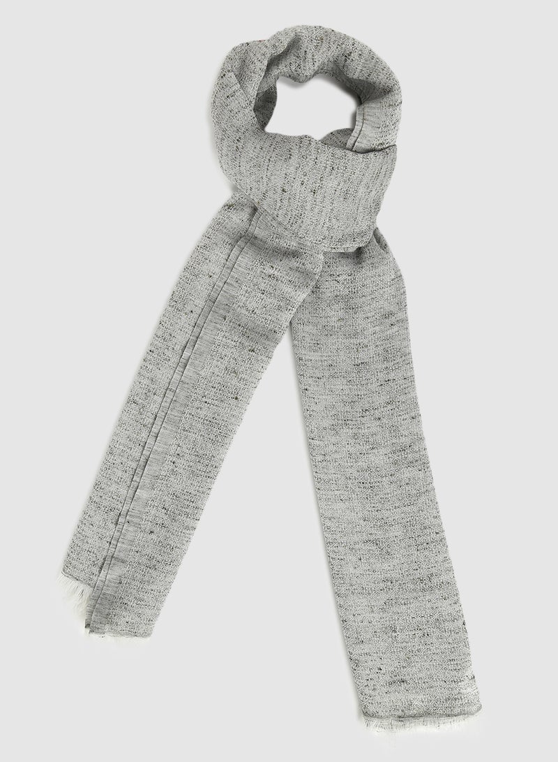 Aila Casual Regular Scarf Grey  - Image 1