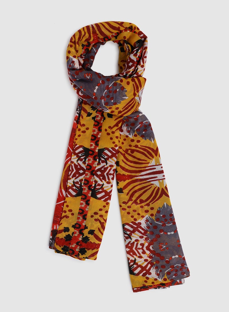 Aila Casual Regular Scarf Multicolour  - Image 1
