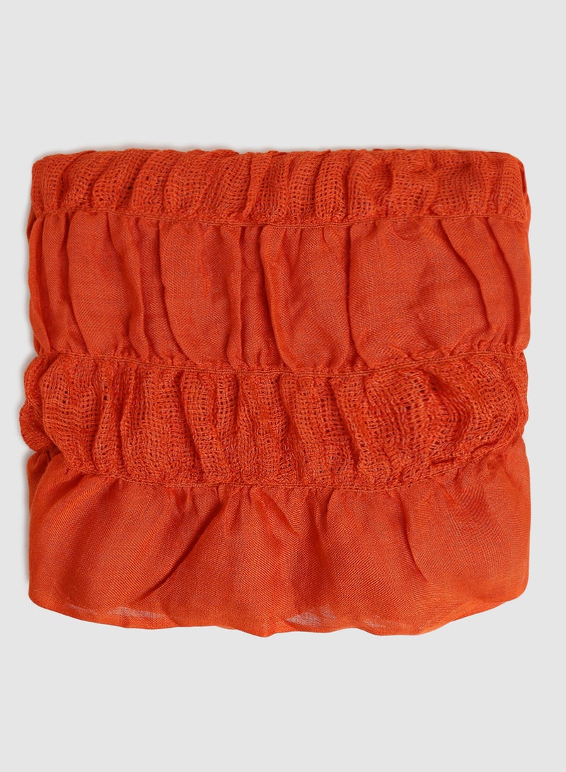 Aila Casual Regular Scarf Orange - Image 3