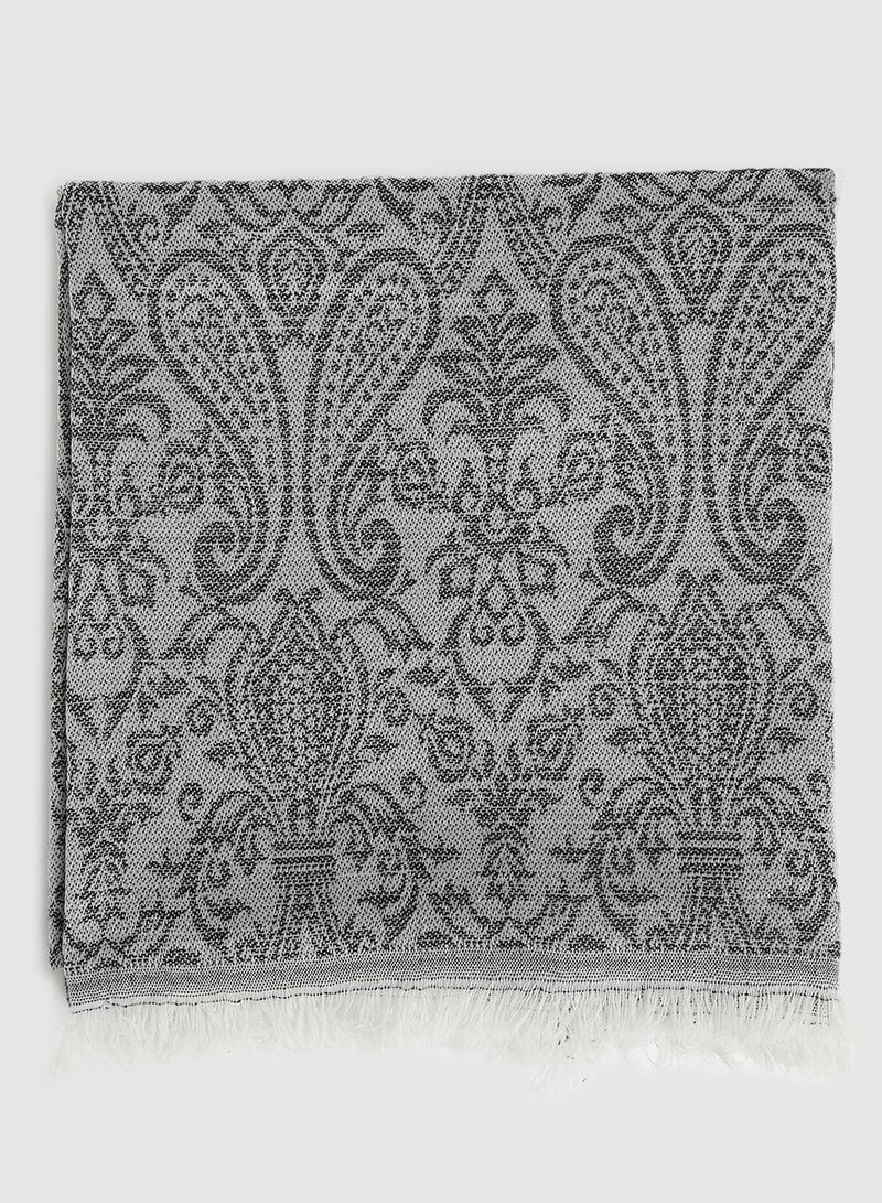 Aila Casual Regular Scarf Grey  - Image 3